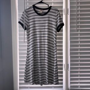 Striped T-Shirt Dress